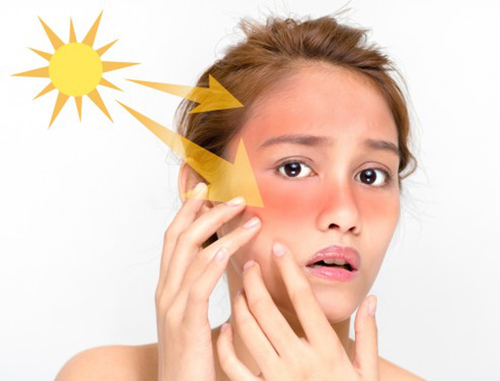 ánh nắng mặt trời gây nên nhiều tác hại đến làn da
